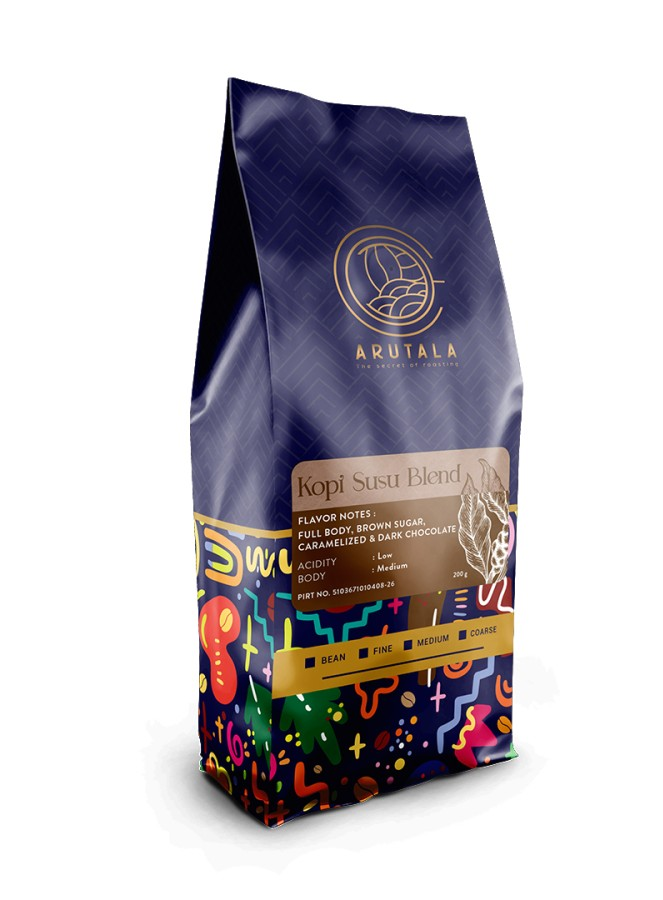 ARUTALA Kopi Susu Blend - For Kekinian Coffee - 200 gram-Kopi AyoGoweb