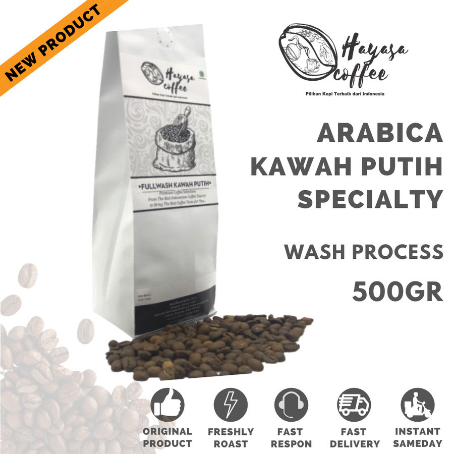 Kopi Hayasa Preanger Kawah Putih Spesial Arabika - 500 Gr-Kopi AyoGoweb