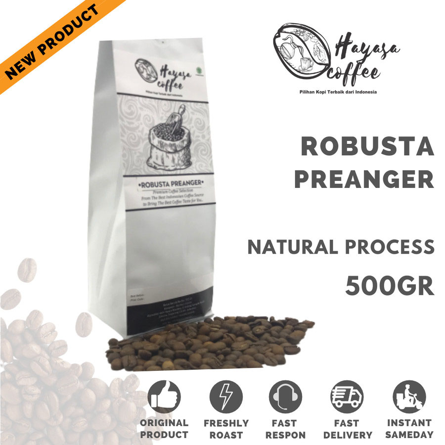 Kopi Hayasa Preanger Robusta - 500 Gr-Kopi AyoGoweb