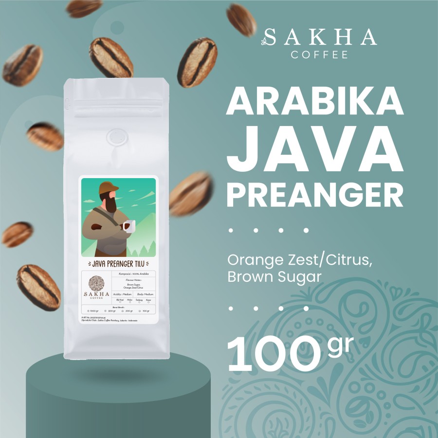 Kopi Arabika Java Preanger Tilu Pangalengan Tiwus Arabica Coffee 100gr-Kopi AyoGoweb