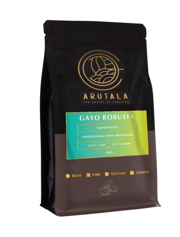 ARUTALA Kopi Gayo Alur Badak Robusta Coffee 500 Gram-Kopi AyoGoweb