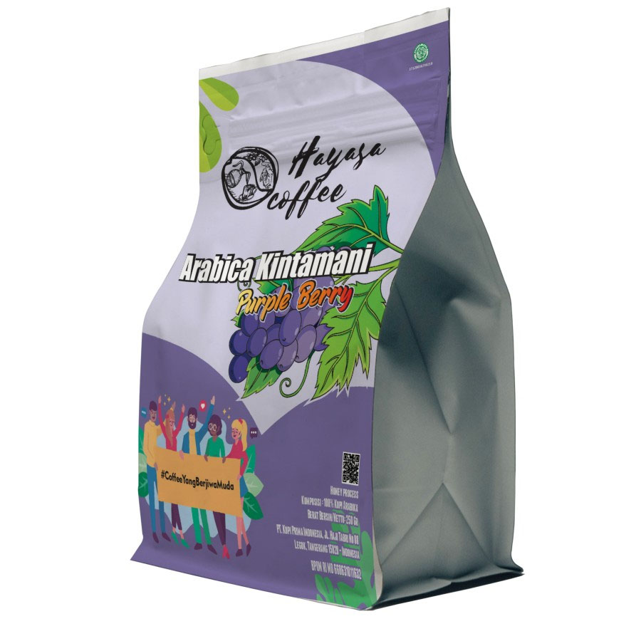 Kopi Hayasa Arabica Bali Kintamani Natural - Berry Hints Premium 250Gr-Kopi AyoGoweb