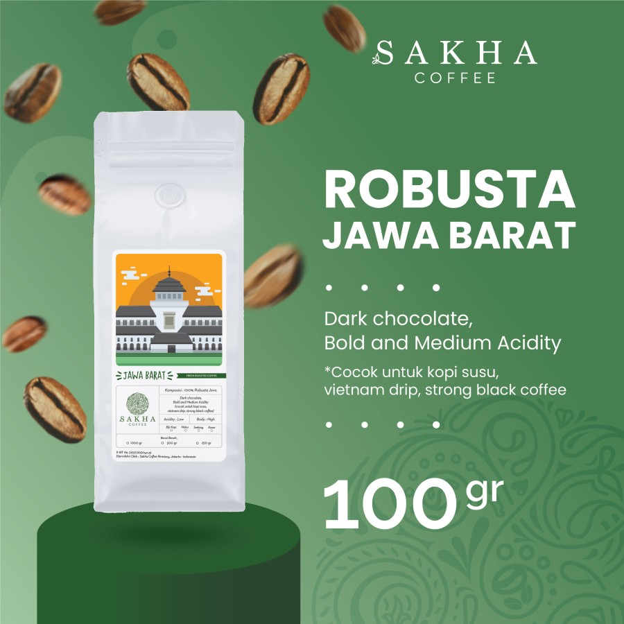 Biji Kopi Robusta Java Preanger Pangalengan Coffee Beans Espresso 100g-Kopi AyoGoweb